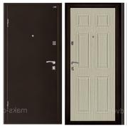 Дверь ФОРТЕ Орион (2066/980/L) Чёрный муар/скин-Беленый дуб